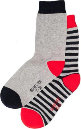 Schiesser Langsocken 142317 (Packung, 2-Paar, 2 Paar) Kinder Socken, Jungen & Mädchen mit Baumwolle, Kindersocken