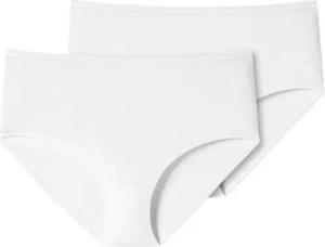 Schiesser Midislip 2er Pack 95/5 Organic Cotton (Spar-Set, 2-St) Midi Slip - Baumwolle - Besonders flache Nähte und supersofter Bund 