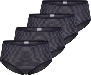 Schiesser Midislip 4er Pack Modal Essentials (Spar-Set, 4-St) Midi Slip - Weicher, feiner Bundgummi mit Glanzgarn-Details