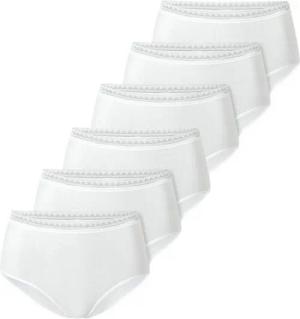 Schiesser Midislip 6er Pack 95/5 Modern Cotton (Spar-Set) Midi Slip - Baumwolle - Atmungsaktiv - Edle Midi Slips mit Spitzenband