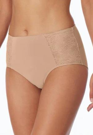 Schiesser Midislip "Air" mit transparenten Spitzen-Einsätzen