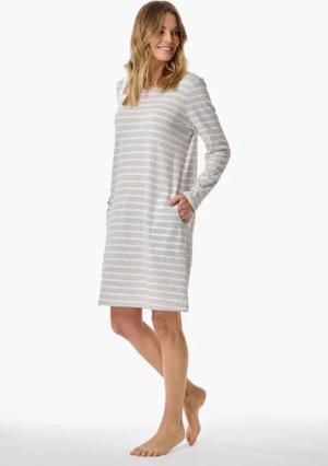 Schiesser Nachthemd "Casual Essentials" Packung, Außentaschen mit leichtem V-Ausschnitt