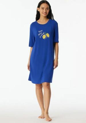 Schiesser Nachthemd Casual Fashion Gesamtlänge ca. 90 cm, in fließender Single-Jersey Qualtiät