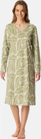 Schiesser Nachthemd Comfort Essentials (1-tlg) Nachthemd - Baumwolle - Atmungsaktiv - Nachthemd mit langem Arm