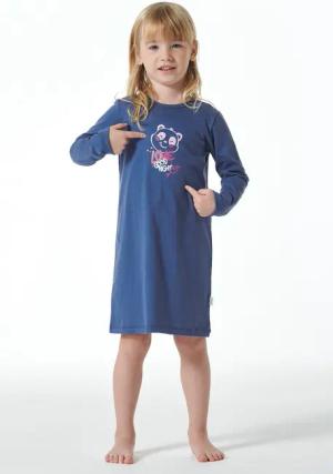 Schiesser Nachthemd "Girls World" mit niedlichem Motiv auf der Brust