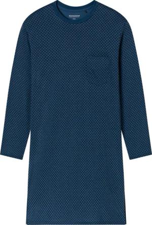 Schiesser Nachthemd Herren-Nachthemd Single-Jersey gemustert
