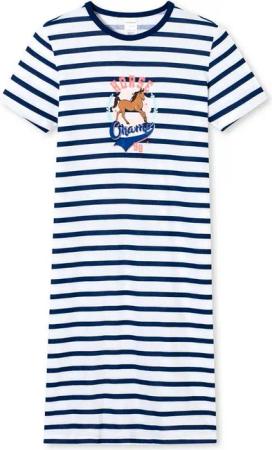 Schiesser Nachthemd kurzarm - Horse World Organic Cotton Nacht-hemd schlafmode sleepwear