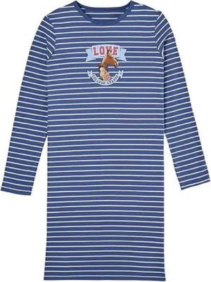 Schiesser Nachthemd Sleepshirt langarm Pferd Love Gr. 140