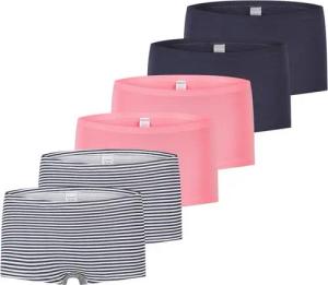 Schiesser Panty 6er Pack Teens Girls 95/5 Organic Cotton (Spar-Set, 6-St) Short Slip - Baumwolle - Mit softem Bund - ohne Zwicken und Kneifen