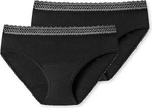 SCHIESSER Periodenslip 2er Pkg. schwarz | 50-52