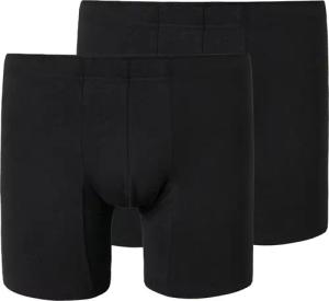 SCHIESSER - Premium Cotton-Shorts 2P 2er Pack - Größe S - schwarz