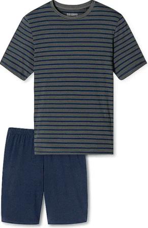 SCHIESSER Pyjama  blau | 58