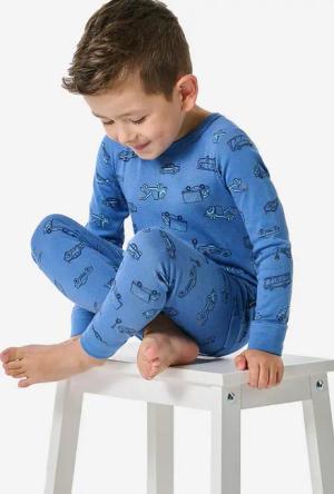 Schiesser Pyjama Boys World (2 tlg) schlafanzug schlafmode bequem