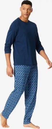Schiesser Pyjama Casual Essentials (2 tlg) schlafanzug schlafmode bequem