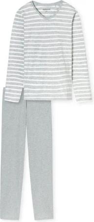 Schiesser Pyjama Casual Essentials (2 tlg) schlafanzug schlafmode bequem