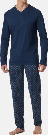 Schiesser Pyjama Casual Essentials (Set, 2 tlg) Schlafanzug - Baumwolle - Atmungsaktiv