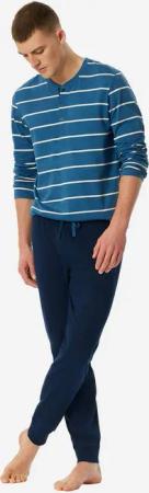 Schiesser Pyjama Casual Nightwear (2 tlg) schlafanzug schlafmode bequem