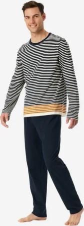 Schiesser Pyjama Casual Nightwear (2 tlg) schlafanzug schlafmode bequem