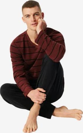 Schiesser Pyjama Casual Nightwear (2 tlg) schlafanzug schlafmode bequem