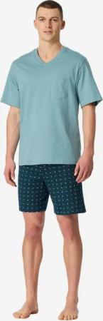 Schiesser Pyjama Comfort Essentials (2 tlg) Schlafanzug, Pyjama Set, Nachtwäsche