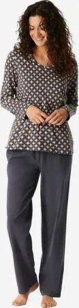 Schiesser Pyjama Comfort Essentials (2 tlg) schlafanzug schlafmode bequem