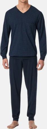 Schiesser Pyjama Comfort Essentials (Set, 2 tlg) Schlafanzug - Baumwolle - Atmungsaktiv