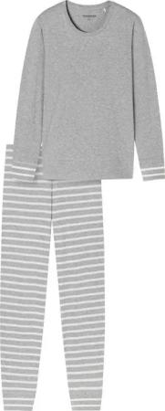 Schiesser Pyjama Damen-Schlafanzug Single-Jersey Streifen: gestrickter Ringel, Hose