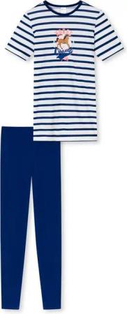 Schiesser Pyjama lang - Horse World Organic Cotton (2 tlg) schlafanzug schlafmode bequem