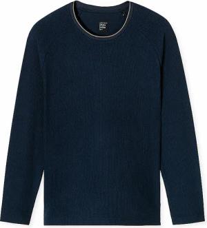 SCHIESSER Pyjama Langarmshirt blau | 52