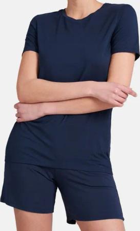 Schiesser Pyjama Modal (Set, 2 tlg) Schlafanzug - Lounge T-Shirt und Bermuda Hose im Set