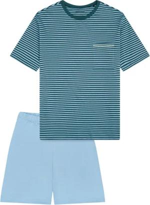 Schiesser Pyjama Nightwear Cotton (Set, 2 tlg) Schlafanzug - Baumwolle - Atmungsaktiv