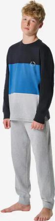 Schiesser Pyjama Teens Nightwear Serie - bequem und weich (2 tlg) Langarm - trendiger Schnitt - soft und kuschelig