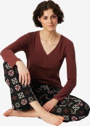 Schiesser Pyjamaoberteil Mix Relax schlaf-oberteil nachthemd sleepshirt