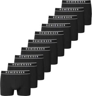 Schiesser Retro Boxer 10er Pack 95/5 Organic Cotton (Spar-Set, 10-St) Retro Short / Pant - Baumwolle - ohne Eingriff - Atmungsaktiv