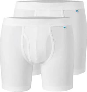 Schiesser Retro Boxer 2er Pack Long Life Cotton (Spar-Set, 2-St) Long Short / Pant - Baumwolle - mit Eingriff
