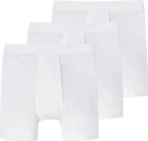 Schiesser Retro Boxer 3er Pack Essentials Doppelripp (Spar-Set, 3-St) Long Short / Pant - Baumwolle - mit Eingriff - Atmungsaktiv
