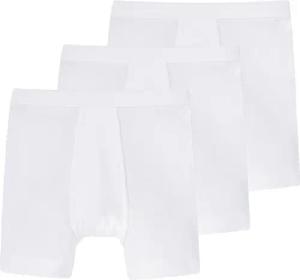 Schiesser Retro Boxer 3er Pack Essentials Feinripp (Spar-Set, 3-St) Long Short / Pant - Baumwolle - mit Eingriff - Atmungsaktiv
