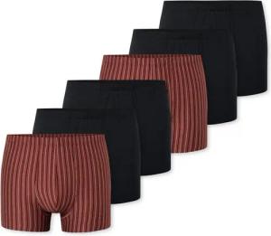 Schiesser Retro Boxer 6er Pack 95/5 Essentials - Cotton (Spar-Set, 6-St) Retro Short / Pant - Baumwolle - ohne Eingriff - Atmungsaktiv