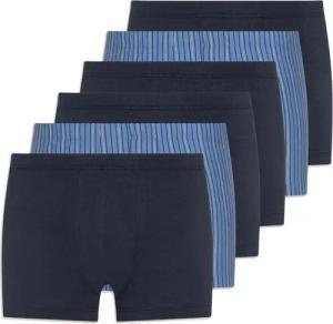 Schiesser Retro Boxer 6er Pack 95/5 Essentials Organic Cotton (Spar-Set, 6-St) Retro Short / Pant - Baumwolle - ohne Eingriff - Atmungsaktiv