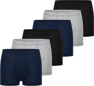 Schiesser Retro Boxer 6er Pack - 95/5 Essentials - Organic Cotton (Spar-Set, 6-St) Retro Short / Pant - Baumwolle - ohne Eingriff
