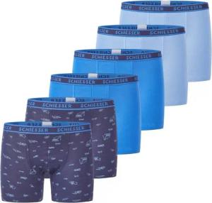 Schiesser Retro Boxer 6er Pack Kids Boys 95/5 Organic Cotton (Spar-Set, 6-St) Retro Short / Pant - Baumwolle - ohne Eingriff