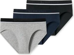 Schiesser Rioslip "95/5" 3er-Pack, mit sportlichem Logo-Webgummibund mit schmalen weißem Ansatz