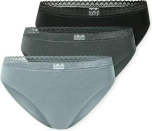 Schiesser Rioslip Modern Multipacks (3er Pack) Spitzenbänder, Baumwollmischung, Single Jersey