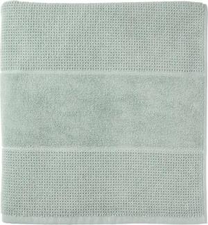 Schiesser Saunatuch Turin in angesagter Reiskornoptik, Frottier (1-St), Made in Green