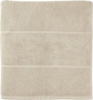 Schiesser Saunatuch Turin in angesagter Reiskornoptik, Frottier (1-St), Made in Green