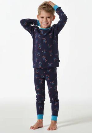 Schiesser Schlafanzug "Boys World" 2 tlg. mit Allover-Print