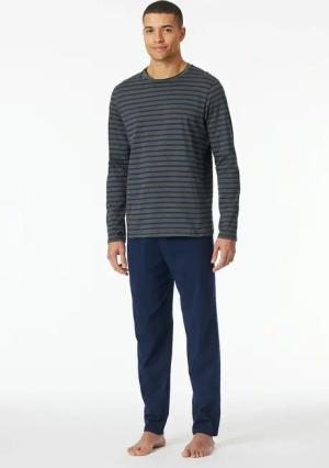 Schiesser Schlafanzug "Casual Essentials" 2 tlg. mit Streifen