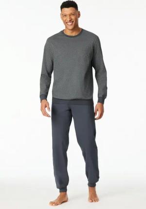 Schiesser Schlafanzug Comfort Essentials (2 tlg) mit angenehmen Bündchen