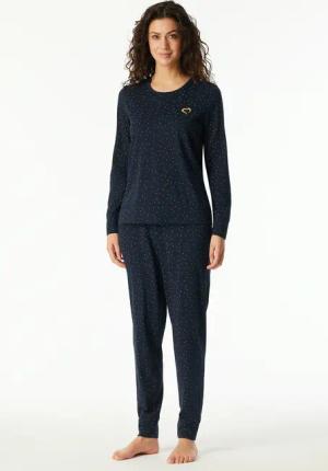 Schiesser Schlafanzug "Family" 0, 2 tlg. Langarm, Baumwolle, Rundhalsausschnitt