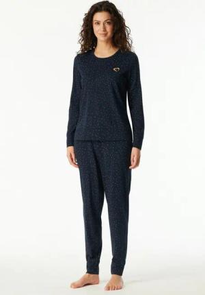 Schiesser Schlafanzug Family (2 tlg., 0) Langarm, Baumwolle, Rundhalsausschnitt